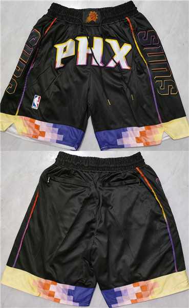 Mens Phoenix Suns Black Shorts